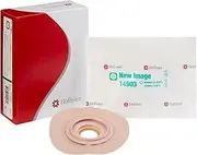 HOL-14903 New Image Convex Flextend Skin Barrier, 7/8'', Pre-Sized, with Tape Border, 1-3/4'', 5/Box