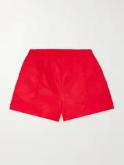 [STAUD] STAUD - Taurus Paneled Shell Shorts - Red - large large Red