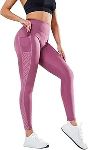 [Generic] Yoga Pants for Women Lightweight Running Sweatpants Lounge Legging 2025 Gym Leggings, Pink, Medium