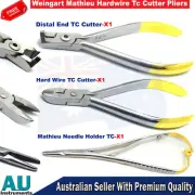 TC Instruments Dental Hard Wire Distal End Cutter Mathieu Needle Holders Forceps