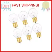 Lava Lamp Bulb 25 Watt, E17 Intermediate Base 6 Packs The Lava Original Replacem