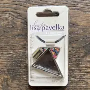 Lisa Pavelka Adornments Triangular Bezel ~Triangle Pendant Blank Necklace NEW