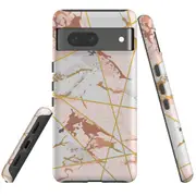 For Google Pixel 7 Case Tough Protective Cover Marble Pattern