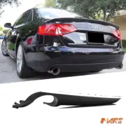 Twin Exhaust outlet Rear Bumper bar Diffuser for AUDI A4 B8 09-11 Sedan Bodykit