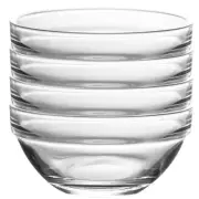 4pcs Dessert Bowls Sundaes Bowls Glass Jelly Jar Bowls Jelly Fruit