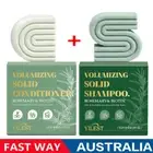 Strengthening Hair Shampoo & Conditioner Bar Soap with Rice Water Protein