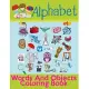 Alphabet Words And Objects Coloring Book: Many Images of Letters, Shapes, Animal and Key Concepts for Early Childhood Learning, Preschool Prep, and Su