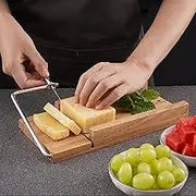TEMU-SC Wooden Wire soap Cutters for soap Making loaf Slicer, Soap Cutting Tool, Soap Slicer with Wooden Box, Cutter Suitable for Soft soap