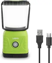 Camping Light Rechargeable, 1300 Lumen Camping Lantern for Tents