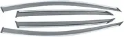 QVQOCUKS Car Side Deflector Window Visor Compatible for BMW X1 2023 2024 205 Awnings Shelters Rain Guard Car Styling Accessories Moulding Trim