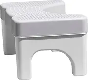 BIUDECO Toilet Stool for Adults Non Slip Squatting Footstool Stable Bathroom Step Stool for Comfortable Pooping Durable Material with Elegant Design