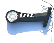NZBZHHZGPL 2PC 24V Trailer Truck Lumbar Light Dual Color LED Waist Lamp Bead Double Side Single Lamp Waterproof Indicator Heavy Arm Light car light