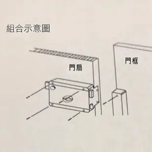 【BIRD】連體式三段鎖 大門鎖 3入(火箭式鎖匙 單開電白 防盜鎖)