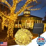 Minetom Solar String Lights for Outside - 40 FT 100 LED Solar Outdoor String