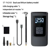 GGP St 9624B Advanced Portable Wireless Digital Tire Inflator With Usb Charging, 150 Psi Max Pressure