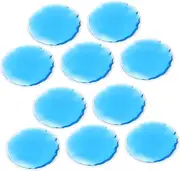 Healeved 10pcs Cold Eye Mask Cooling Gel Eye Mask Under Eye Patches Eye Ice Pads Eye Cooling Gels Gel Eye Pad Eye Pads Gel Eye Cover Gel Eye Masks Eye Cover for Cooling Blue Pvc