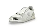 Versace Women's Medusa Logo White & Silver Leather Sneakers Shoes US 11 IT 41