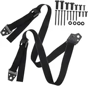 HOMOBABE Baby Safety Furniture Edge Protectors Adjustable Anti Tip Straps for Toddlers No Drilling Boys and Girls Proof Kit