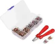 242Pcs Universal Car Air Conditioning R134A Valve Cores Valve Remover Repair Tool Kit