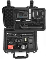 Waterproof Hard Case for Gopro Hero 12/11/10/9/8/Media Mod/Gopro Volta/Creator