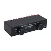 LINEPAUDIO B037 Amplifier Speaker Selector Switcher Enables 3 Input and 3 Output