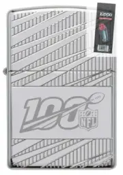 Zippo 49041 NFL 100th Anniversary Armor Limited 2500 Lighter + FLINT PACK