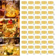 150 Pcs Fairy Lights Battery Operated 7ft LED Mini String Lights Waterproof