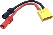 1PCS XT90/XT60 to XT150 Silicone Cable Plug Adapter Balanced Charging Conversion Wire Circuit Connector DIY(XT150Female-XT90Male)
