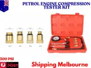 300PSI Engine Compression Tester Kit Car Motorcycle Petrol Test Gauge Tool