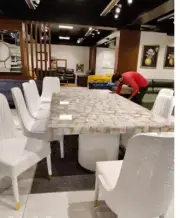 72"x36" Handcrafted White Quartz Stone Dining Table Top Luxury Island Countertop