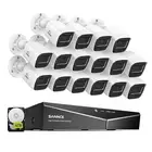 SANNCE 16CH DVR 1080P Home CCTV Security Camera System 100ft IR Night Vision