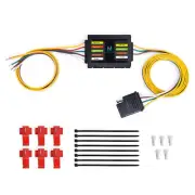 LED Compatible 3 Wire to 2 Wire Tail Light Converter for RV Flat Towing Trailer