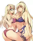 Freezing Satellizer and Cassandra Weatherproof Anime Sticker 6" Car Decal