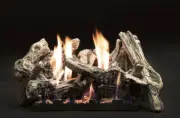 LS18CD Empire 18" Driftwood 8-Piece Burncrete Log Set - LOG SET ONLY