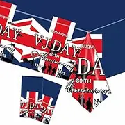 2Pcs VJ Day 80th Anniversary Table Cloth,137x274cm 15th August VJ Day Table Cover Plastic 80 Years Victory In Japan WW2 1945-2025 Tablecloths for VJ-Day 80th Anniversary Table Decorations