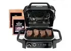 Ninja- Woodfire Outdoor Grill, Smoker,7-in-1 Grill, BBQ Smoker,Outdoor,Air Fryer
