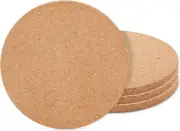 9 Inch Cork Trivets, Hot Pads, round Corkboard for Kitchen, Dining Tables, Pots