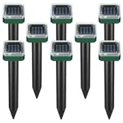 8 Pack Solar Powered Snake Repellent Solar Snake Repellent for Outdoors V3K7