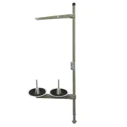2 SPOOL THREAD STAND PIPE THRU TOP for INDUSTRIAL SEWING MACHINES