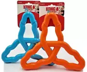 Kong Flyangle (1) LARGE Durable Floating Tug & Fetch Dog Toy *Pick Color 10x9"