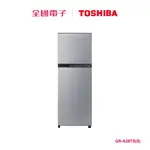 TOSHIBA231L雙門變頻冰箱銀 GR-A28TS(S) 【全國電子】