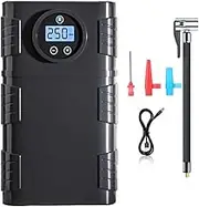 150PSI Cordless Tire Inflator USB Rechargeable Portable Air Compressor LCD Display Smart Tire Pump for Car Motorcycle Bicycle