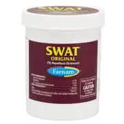 88RJ Farnam Swat Fly Ointment Horse Animals Wounds Sores 6Oz Pink