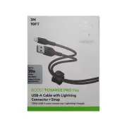 BELKIN BOOST CHARGE PRO FLEX LIGHTNING TO USB-A CABLE MFI-CERTIFIED CAA010DS3MBK