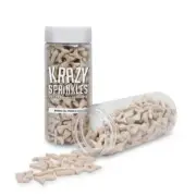 Silver Mermaid Tail Shaped Sprinkles | Krazy Sprinkles by Bakell®
