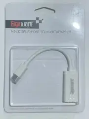 Gigaware Mini Display Port Male to HDMI Female Adapter Mini DisplayPort-to-HDMI