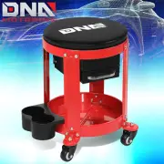 16" X 16" Automotive Car Round Mechanic Roller Seat Creeper Stool w/Tool Tray