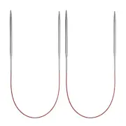 2pcs 15.75" Circular Knitting Needles US 6/4.0mm Needles 4.13"