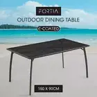FORTIA 150x90cm Outdoor Dining Table Outside Furniture Rectangular Garden Patio