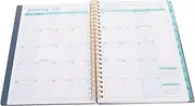 Homoyoyo Academic Year Planner Portable Weekly Organizer with Coil Binding Cover for Students and Professionals to Goals and Track Tasks